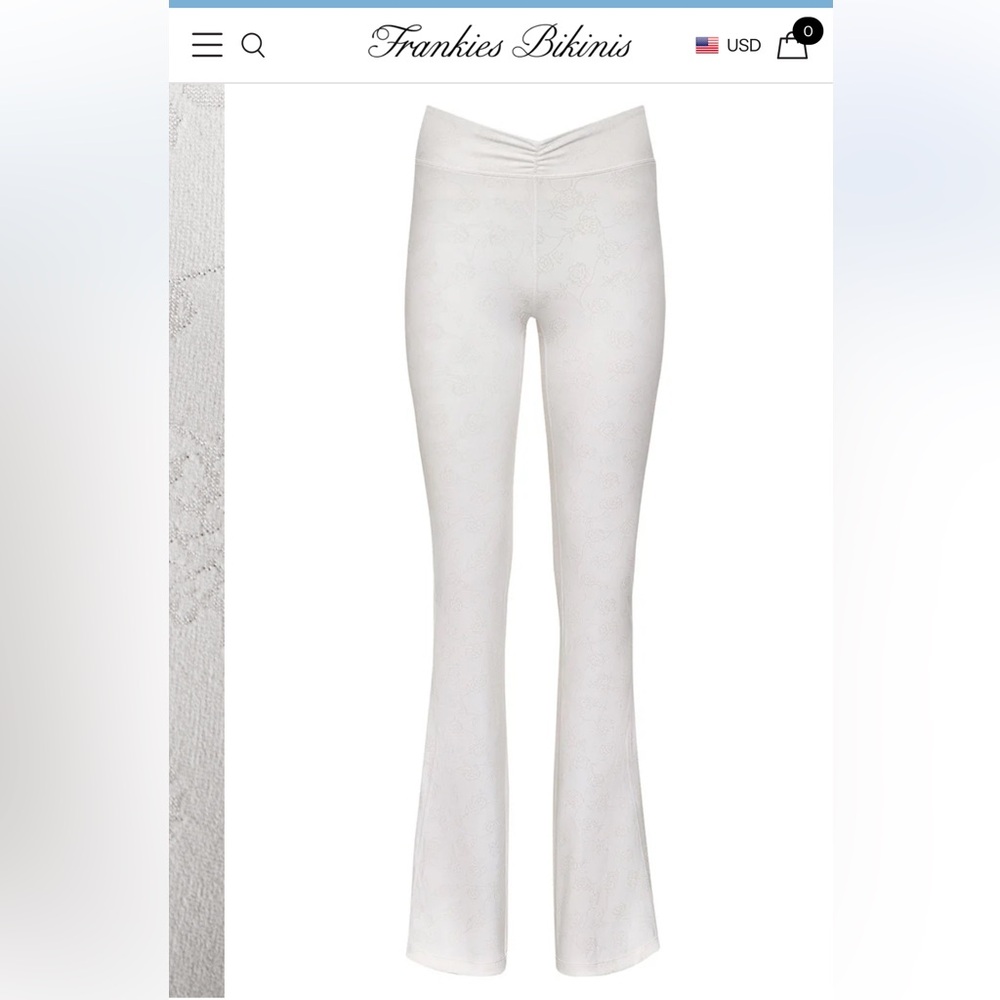 Frankie’s Bikinis Clementine Low Waist Flare Legging